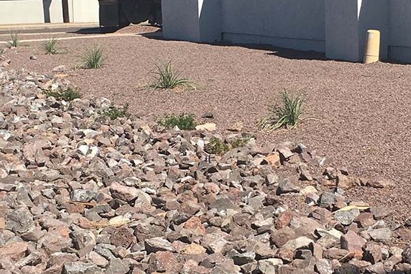 residential river rock in cave creek